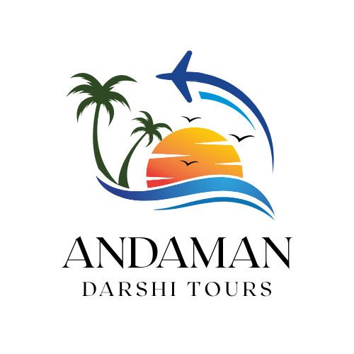 Blue and Orange Modern Travel Agency Logo