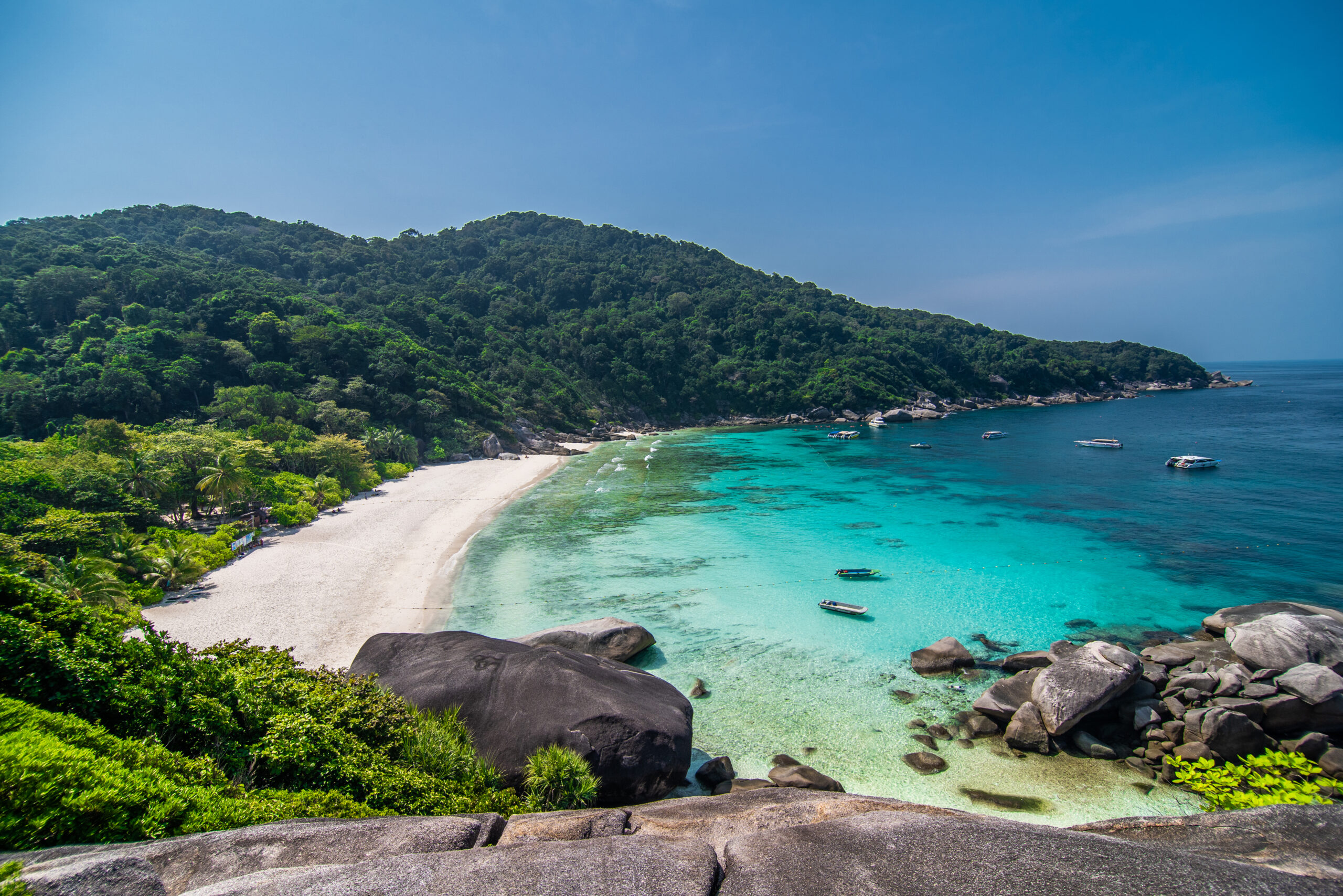 tropical beach view point similan islands andaman sea thailand scaled