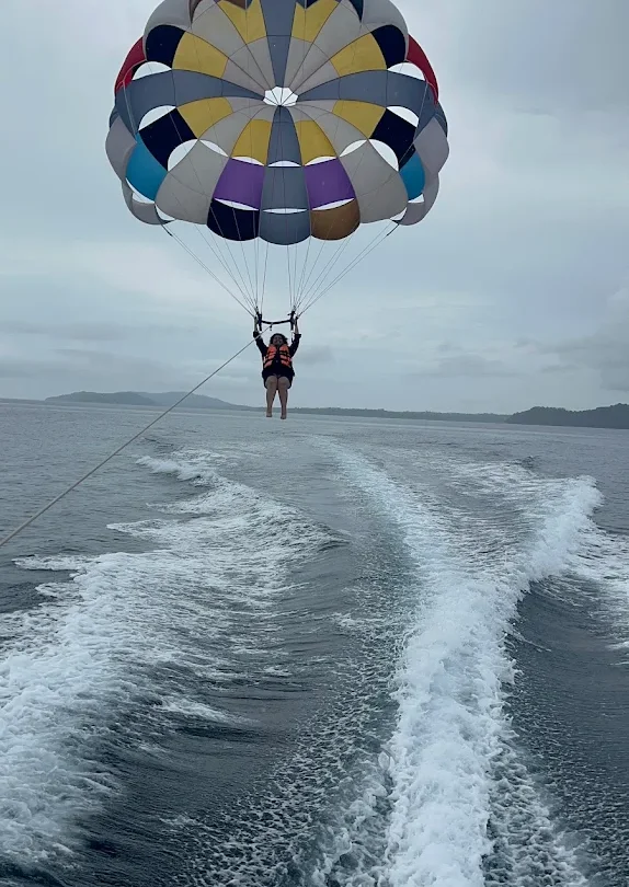 parasailing